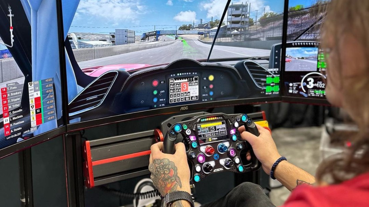 driving play game seat racing simulator